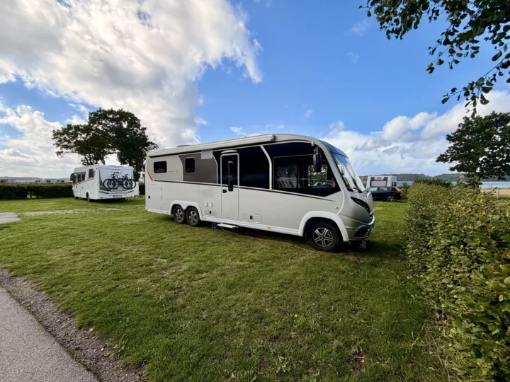 Galsklint Camping in Middelfart: am Lillebælt beim Wildpark